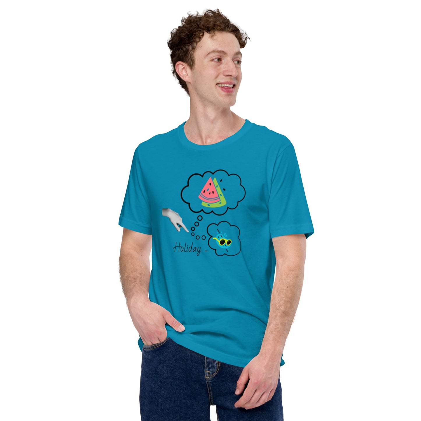Colorful Unisex T-shirt - Clip Art - Free Shipping Worldwide