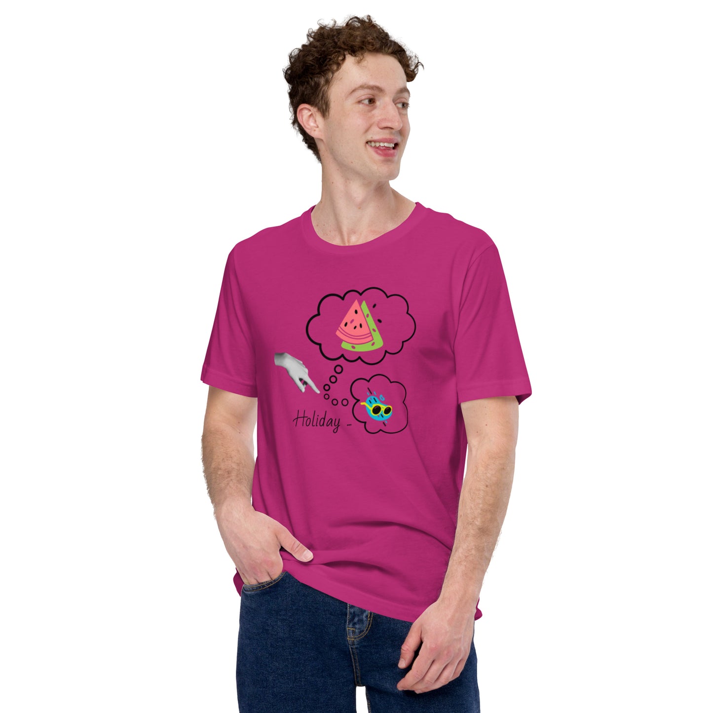 Colorful Unisex T-shirt - Clip Art - Free Shipping Worldwide