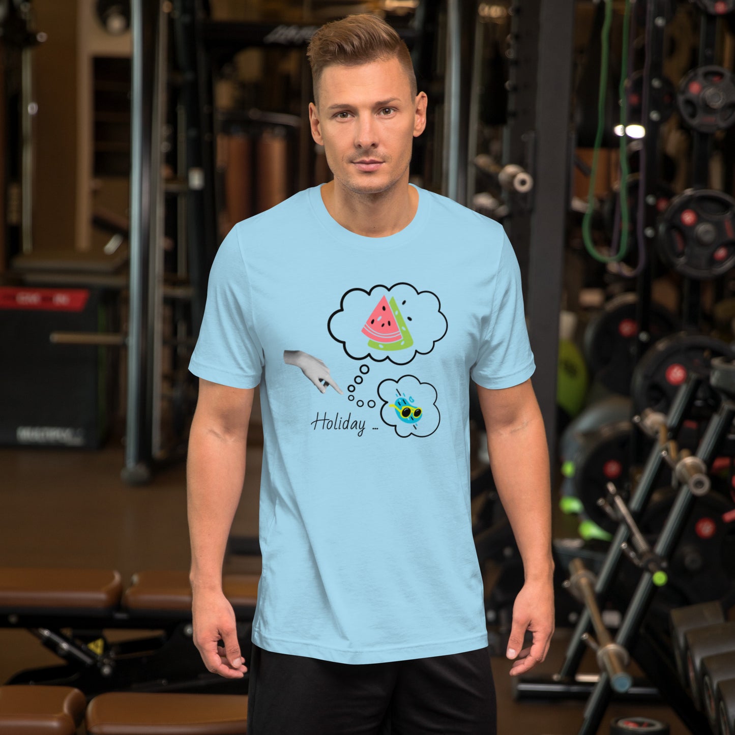 Colorful Unisex T-shirt - Clip Art - Free Shipping Worldwide