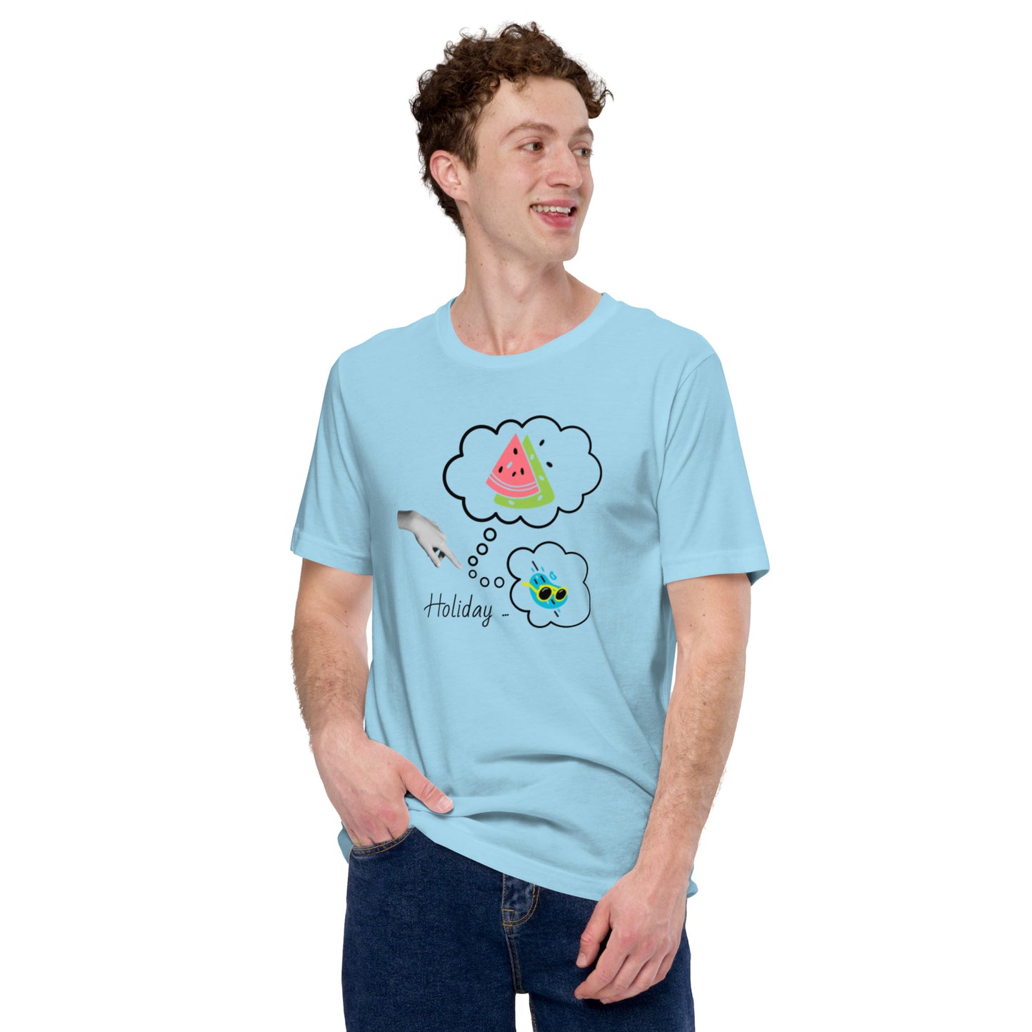 Colorful Unisex T-shirt - Clip Art - Free Shipping Worldwide