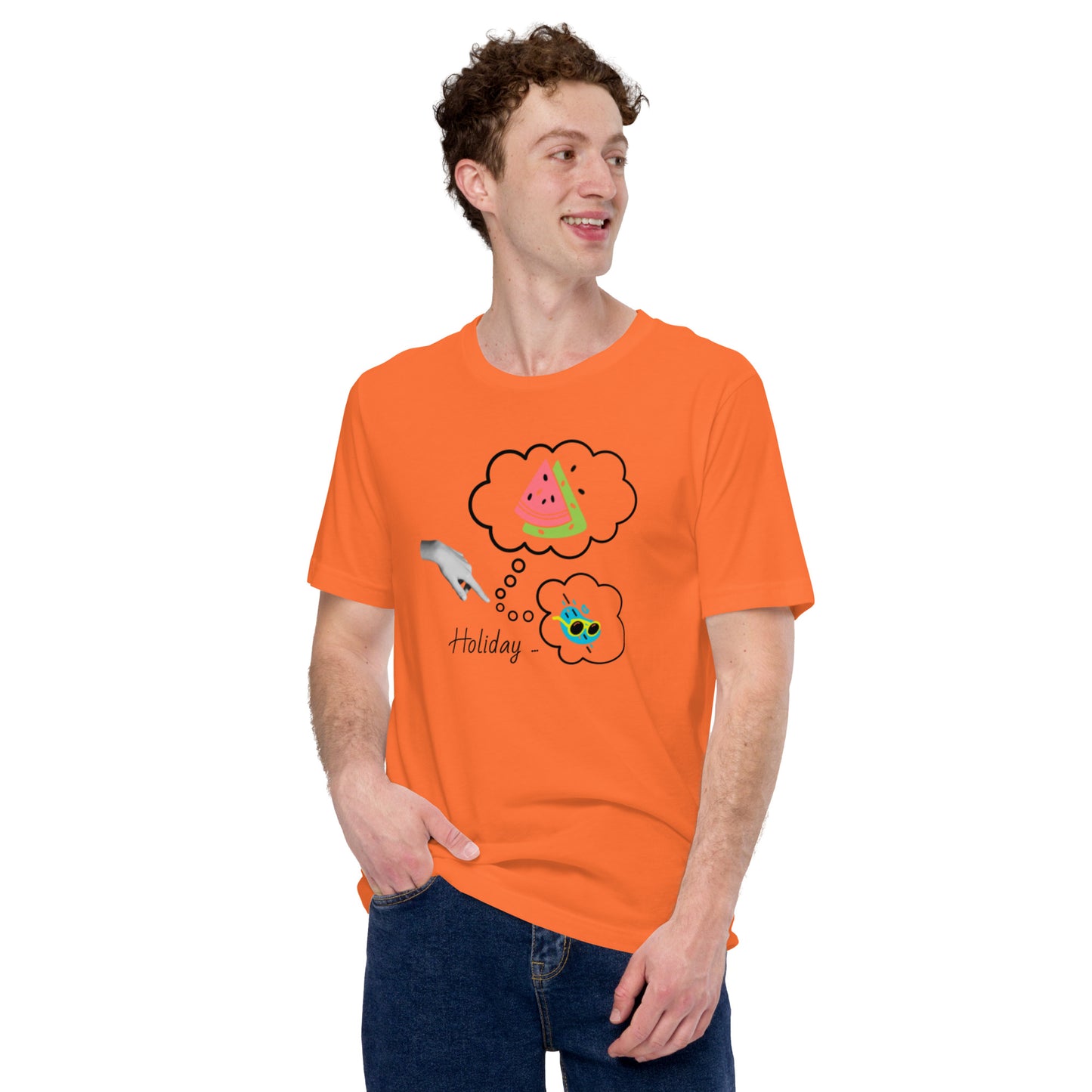 Colorful Unisex T-shirt - Clip Art - Free Shipping Worldwide