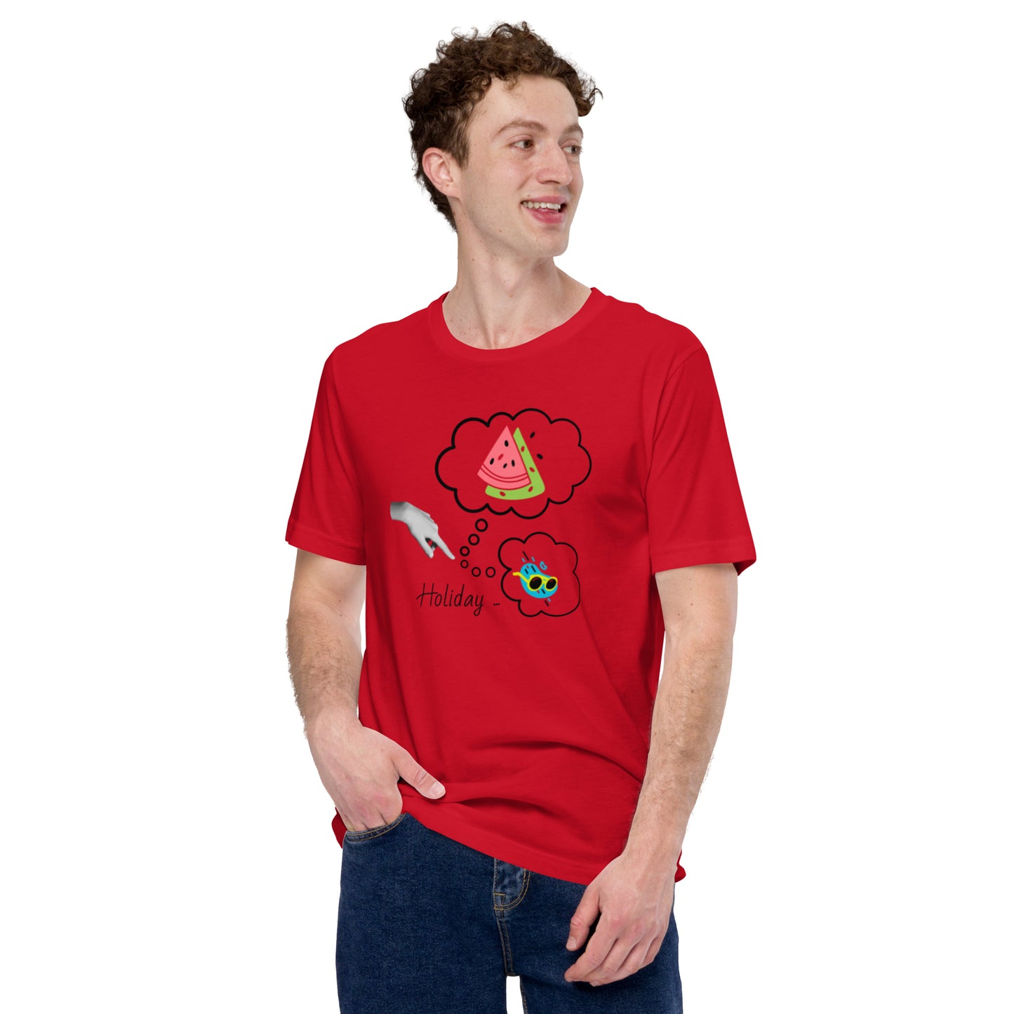 Colorful Unisex T-shirt - Clip Art - Free Shipping Worldwide