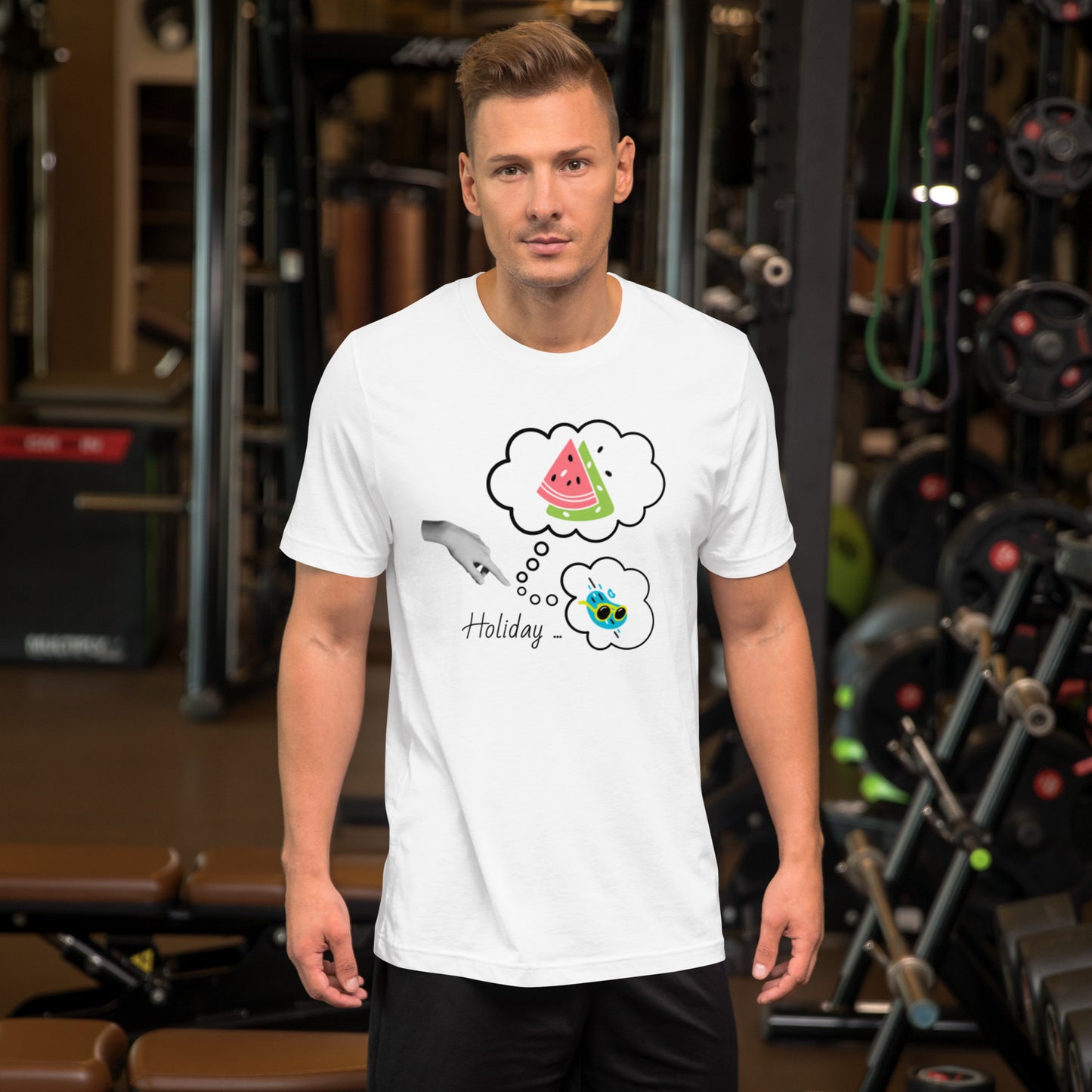 Colorful Unisex T-shirt - Clip Art - Free Shipping Worldwide