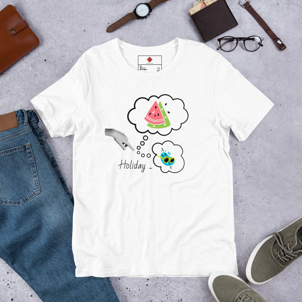 Colorful Unisex T-shirt - Clip Art - Free Shipping Worldwide