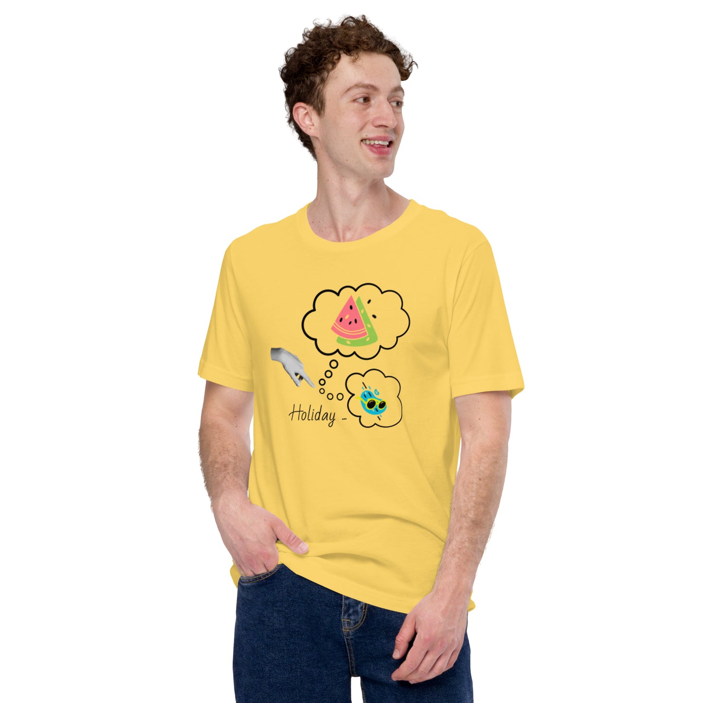 Colorful Unisex T-shirt - Clip Art - Free Shipping Worldwide