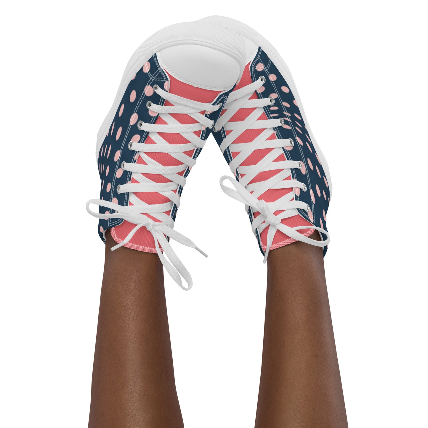 Colorful women’s high top canvas shoes - Free Shipping Worldwide