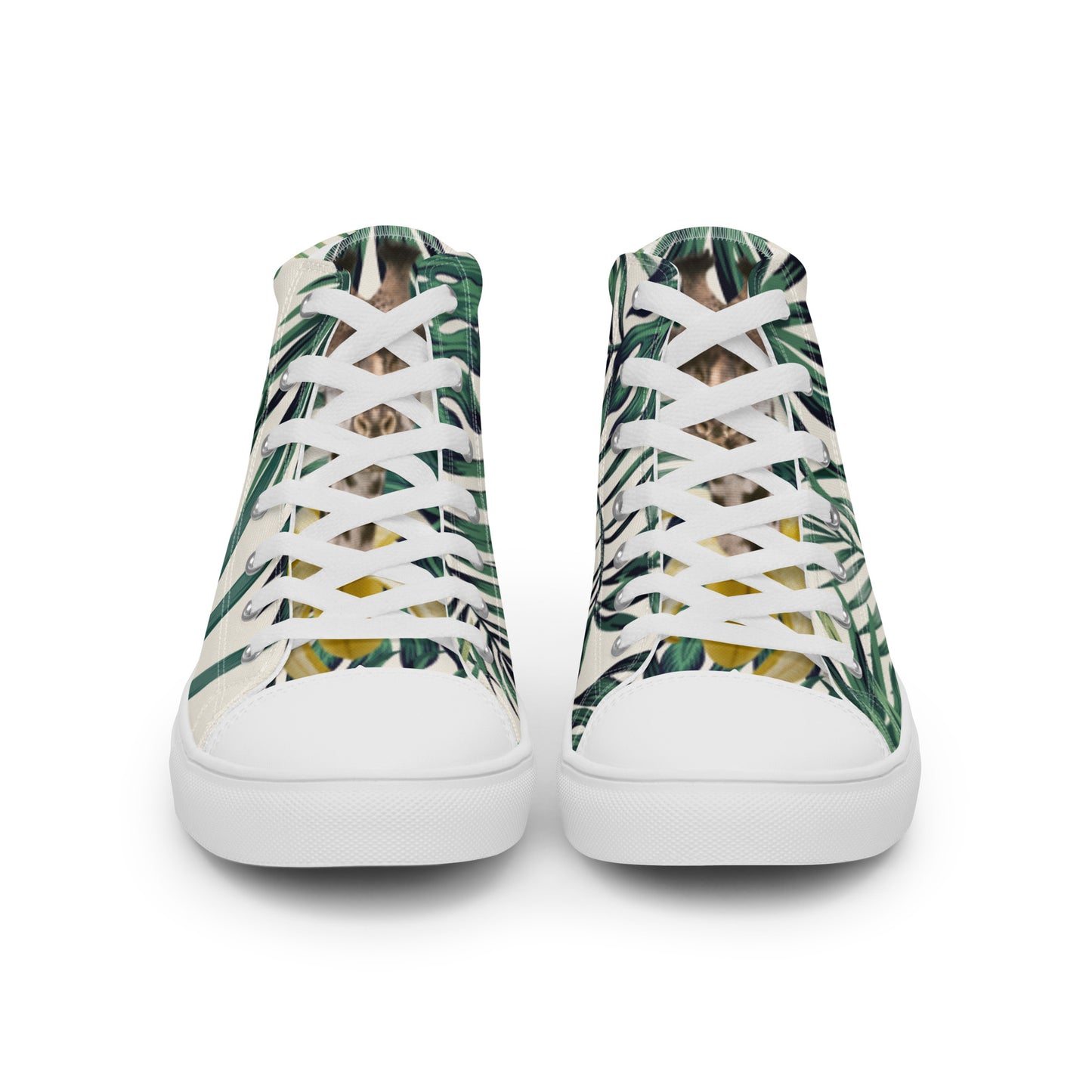 Colorful women’s high top canvas shoes - Free Shipping Worldwide