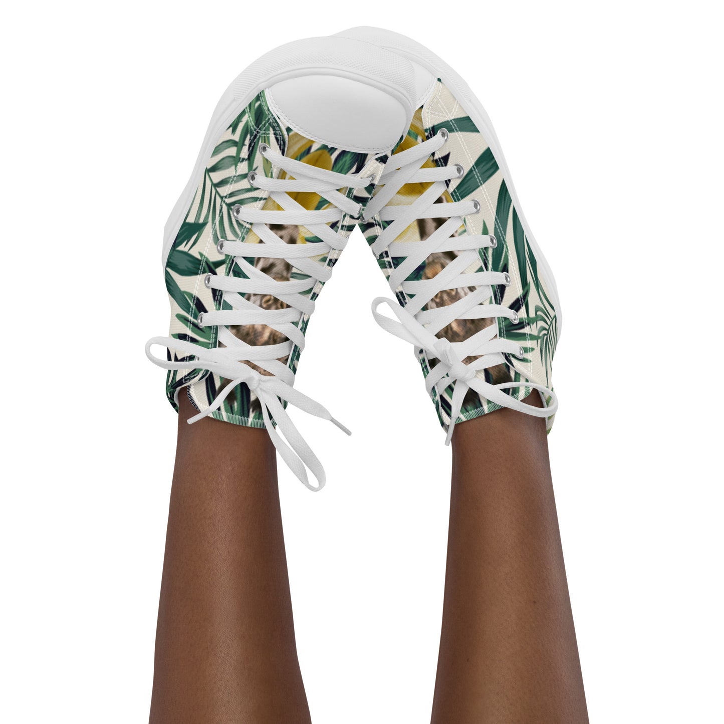 Colorful women’s high top canvas shoes - Free Shipping Worldwide