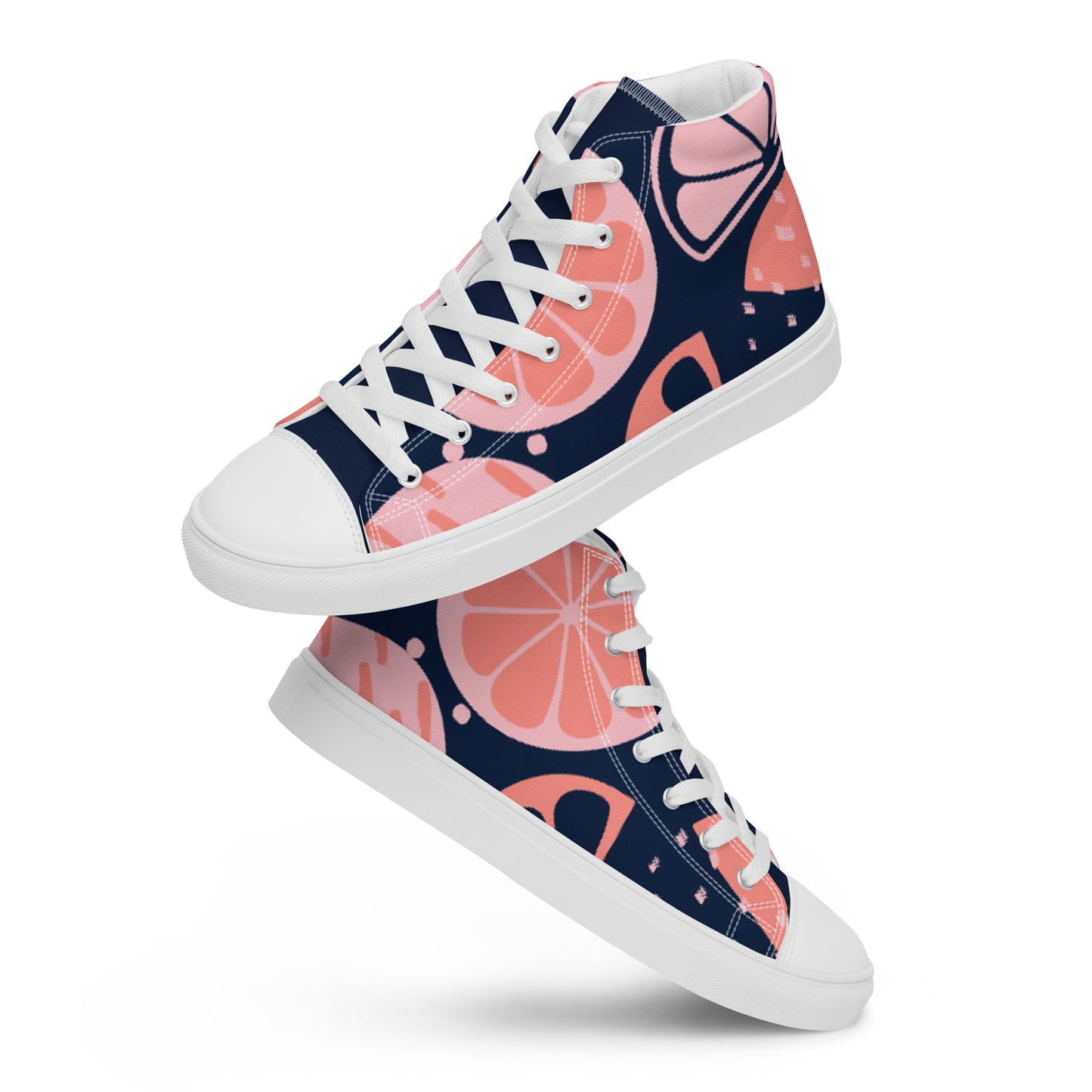 Colorful women’s high top canvas shoes - Free Shipping Worldwide