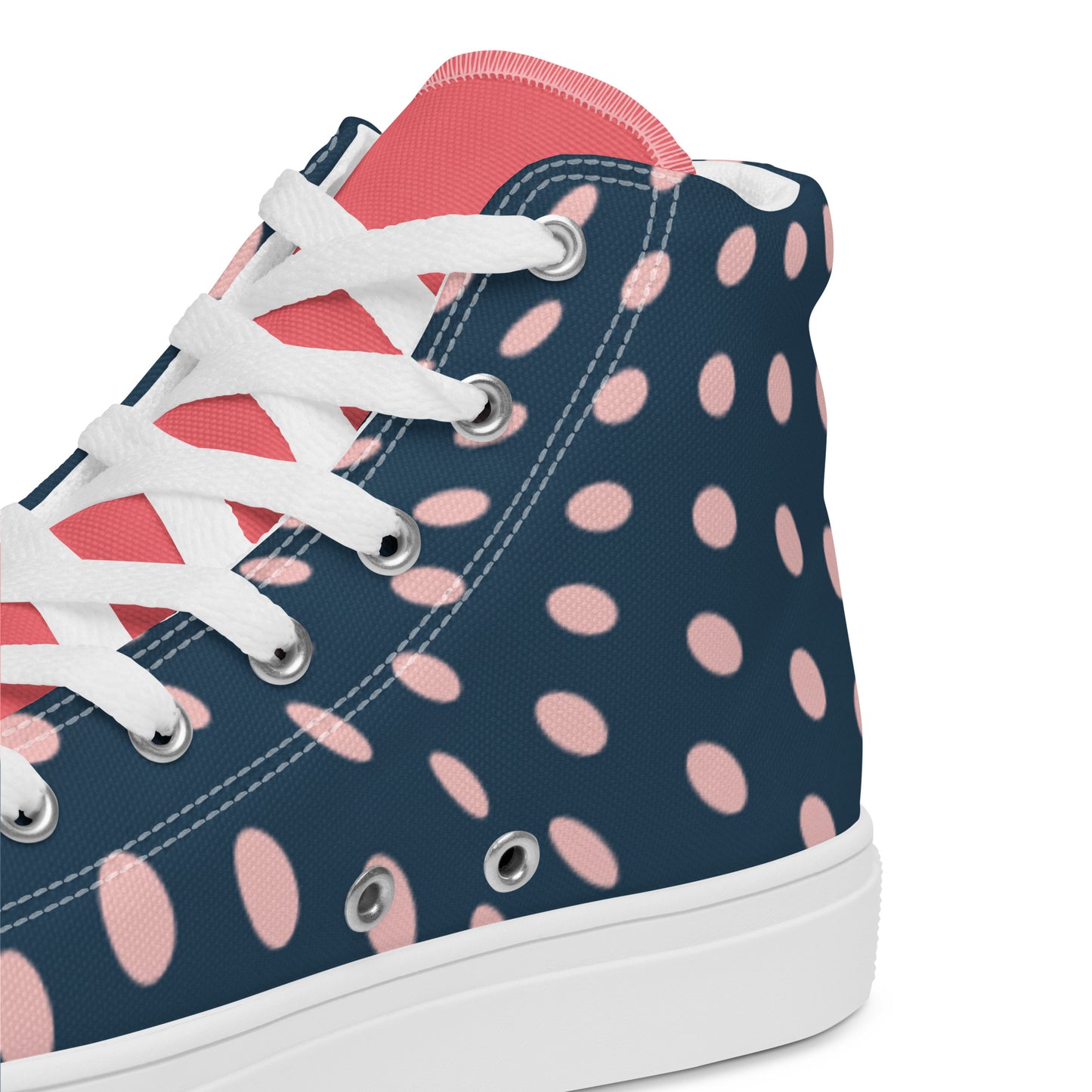 Colorful women’s high top canvas shoes - Free Shipping Worldwide