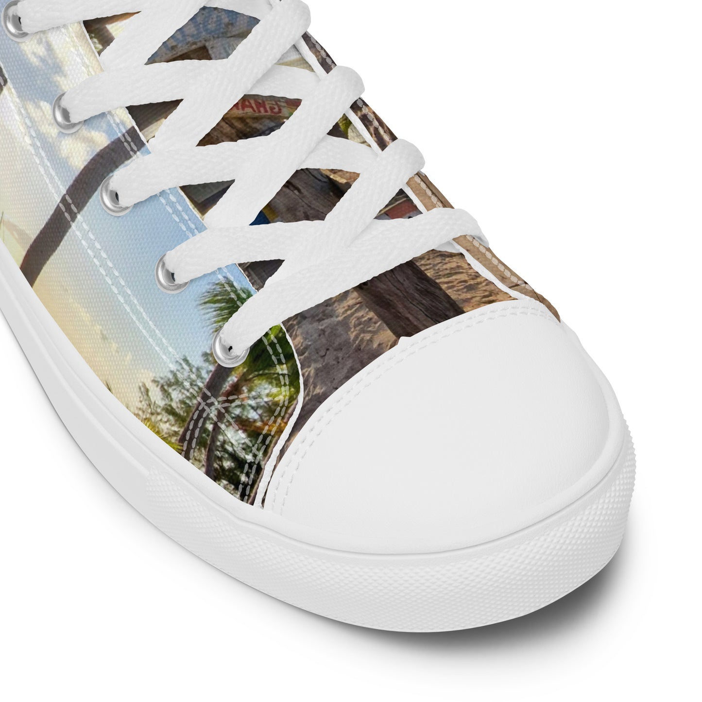 Colorful women’s high top canvas shoes - Free Shipping Worldwide
