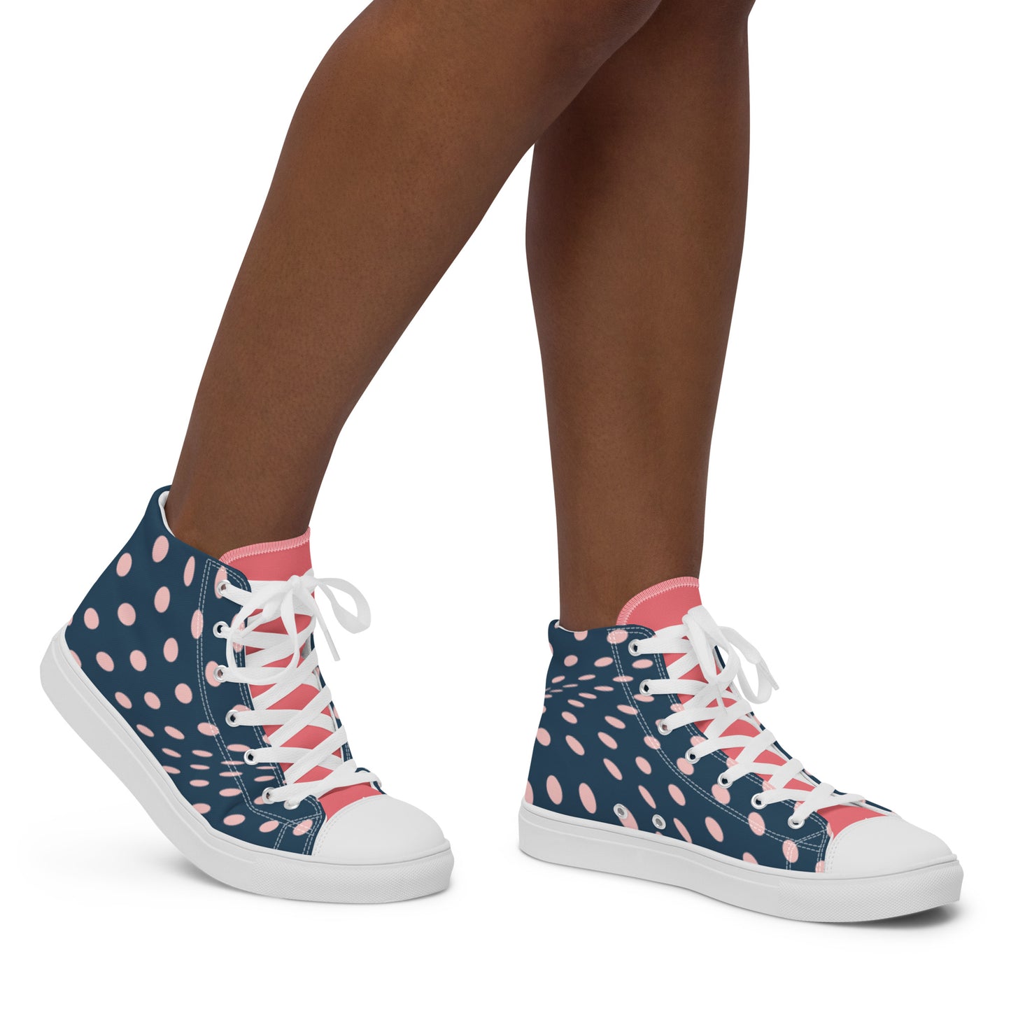 Colorful women’s high top canvas shoes - Free Shipping Worldwide