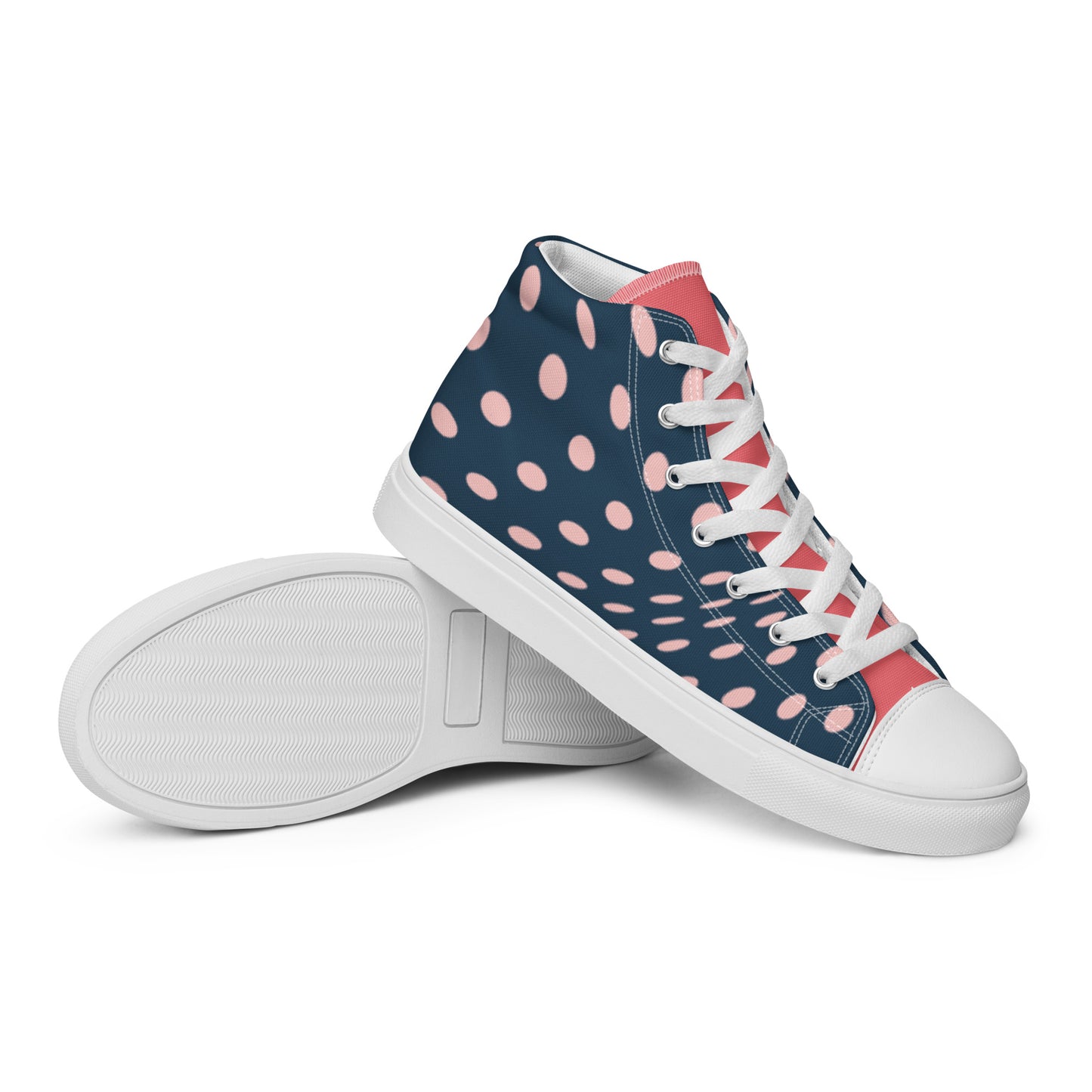 Colorful women’s high top canvas shoes - Free Shipping Worldwide