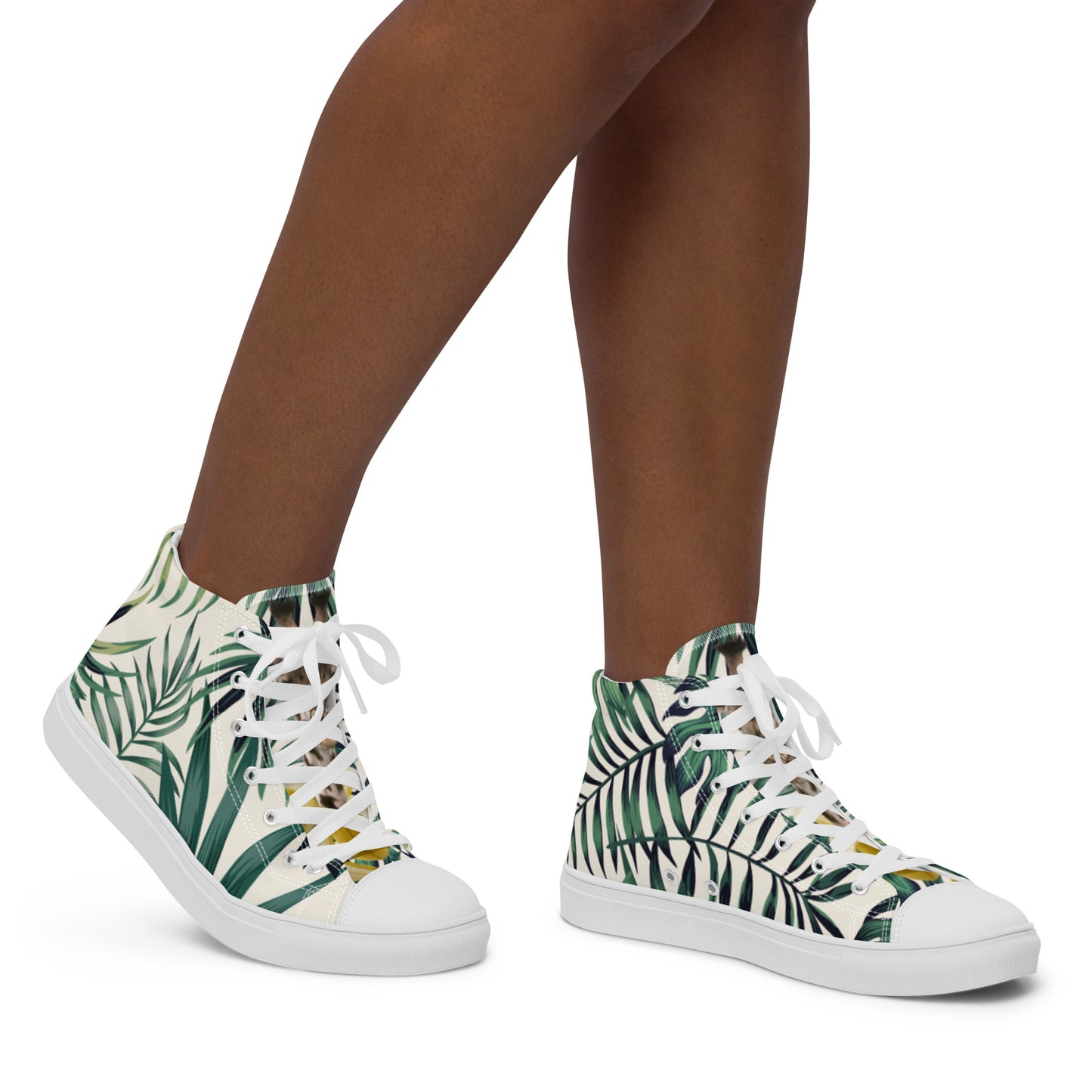 Colorful women’s high top canvas shoes - Free Shipping Worldwide