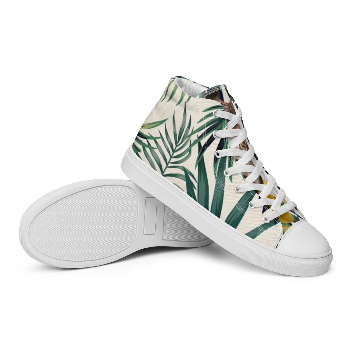 Colorful women’s high top canvas shoes - Free Shipping Worldwide