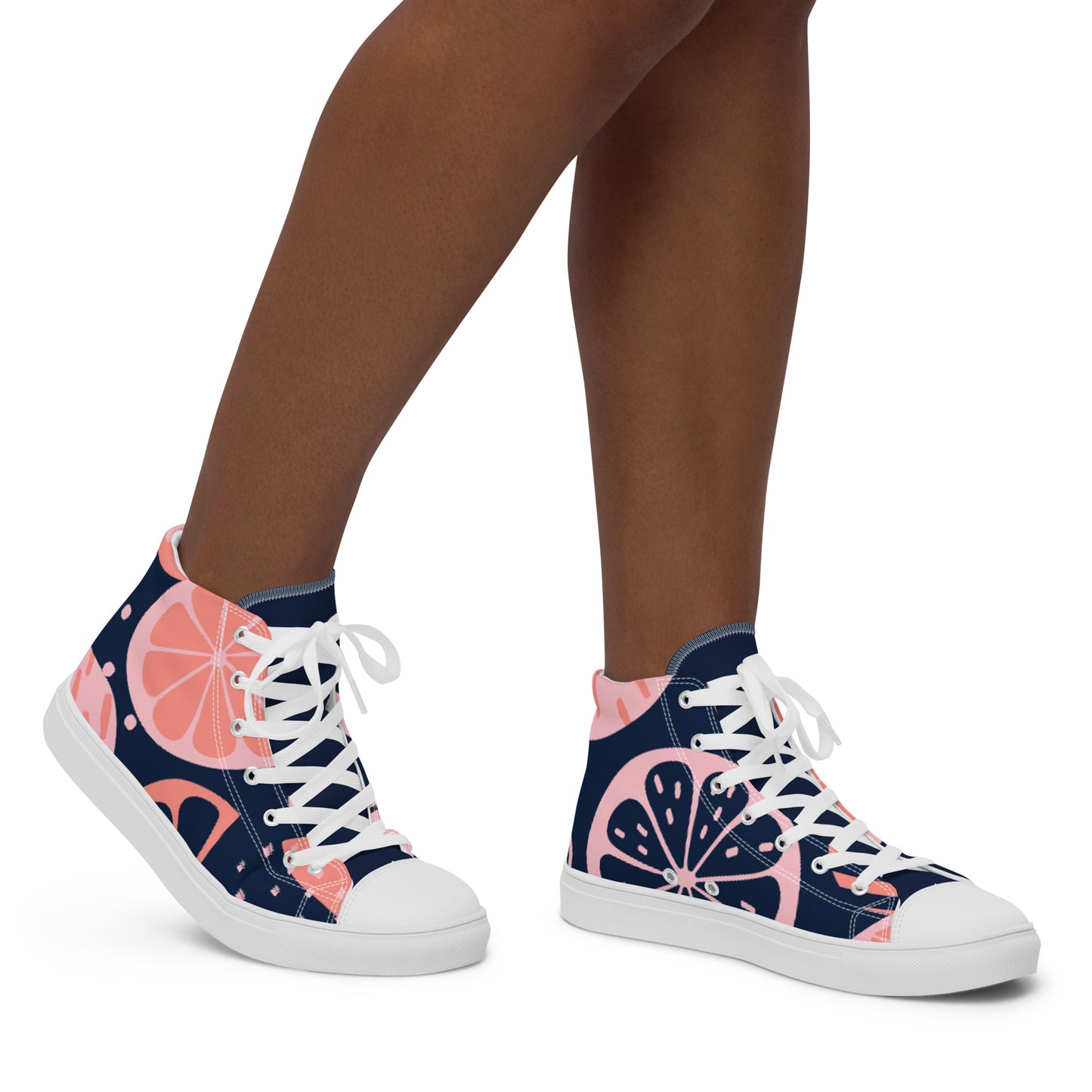 Colorful women’s high top canvas shoes - Free Shipping Worldwide