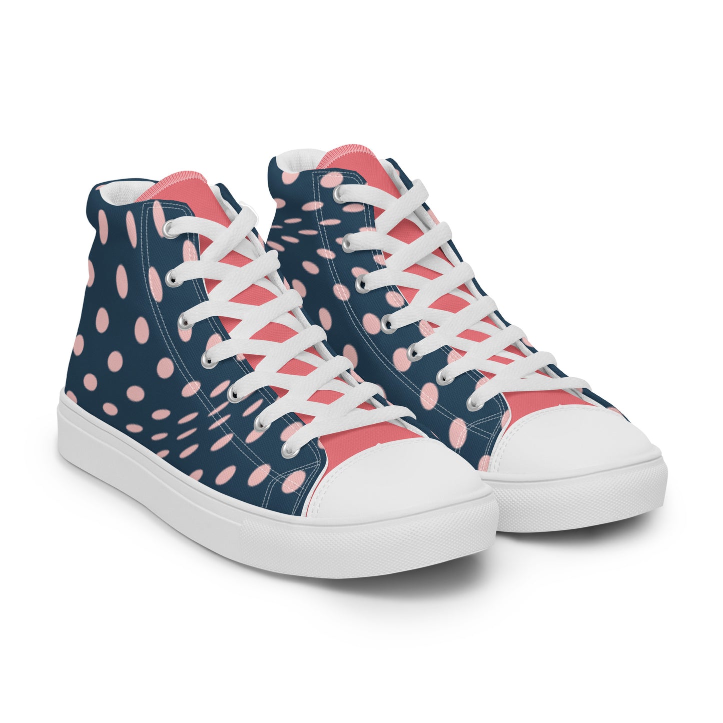 Colorful women’s high top canvas shoes - Free Shipping Worldwide