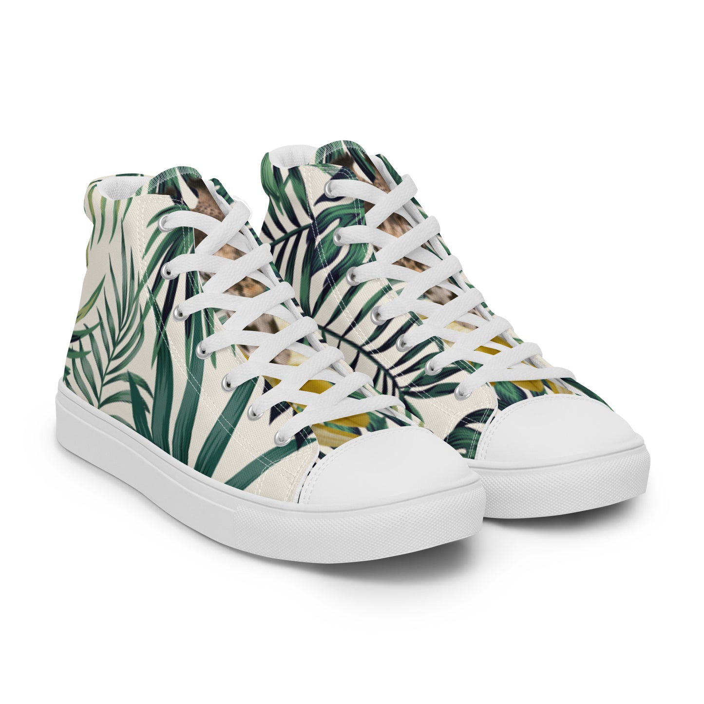 Colorful women’s high top canvas shoes - Free Shipping Worldwide