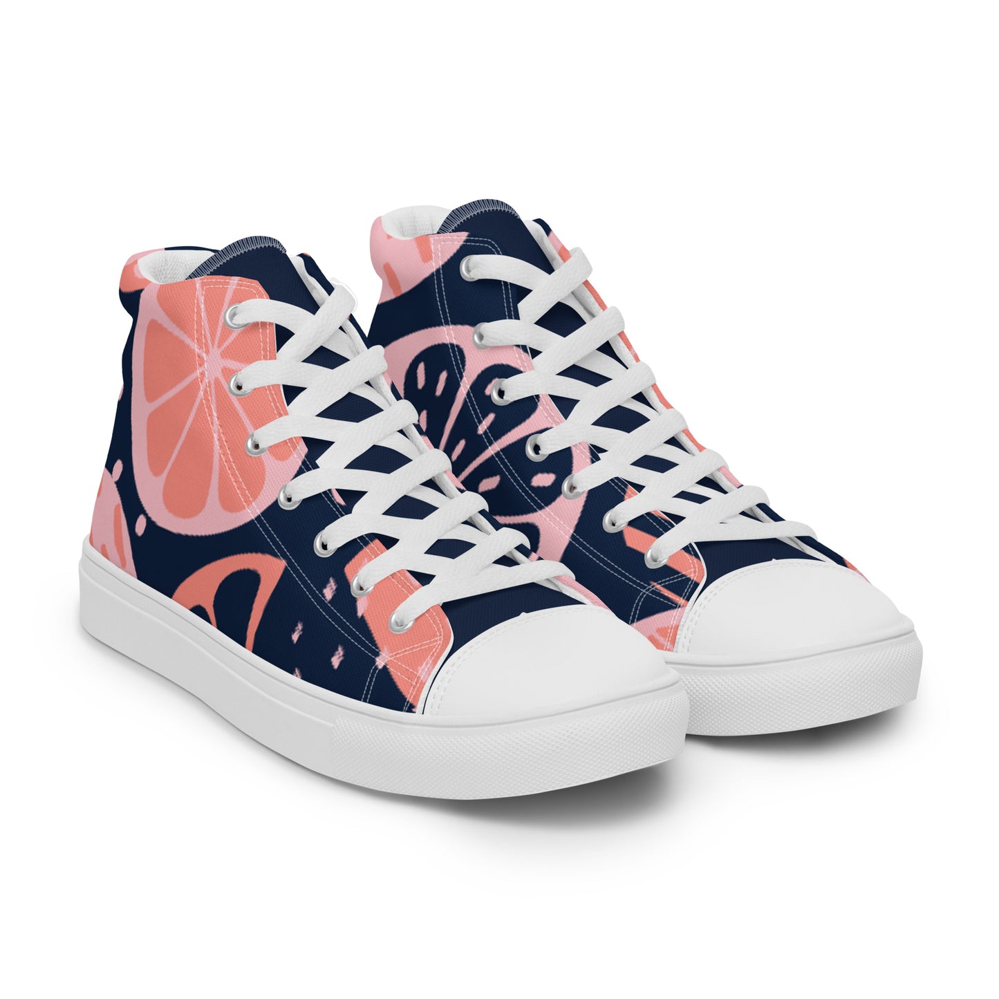 Colorful women’s high top canvas shoes - Free Shipping Worldwide